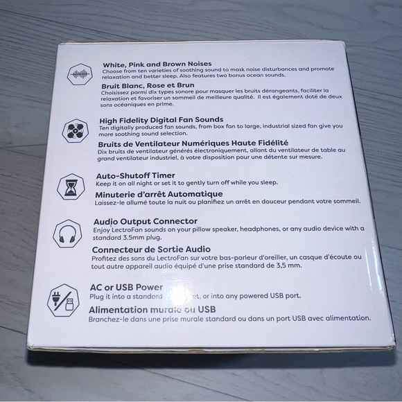 Lectrofan EVO White Noise Machine with fan sounds New - Picture 7 of 7